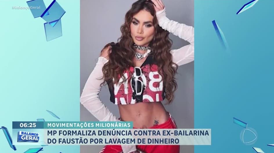 Ministério Público formaliza denúncia contra ex-bailarina do Faustão