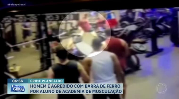 Homem fica gravemente ferido após agredido com barra de ferro em academia de MG