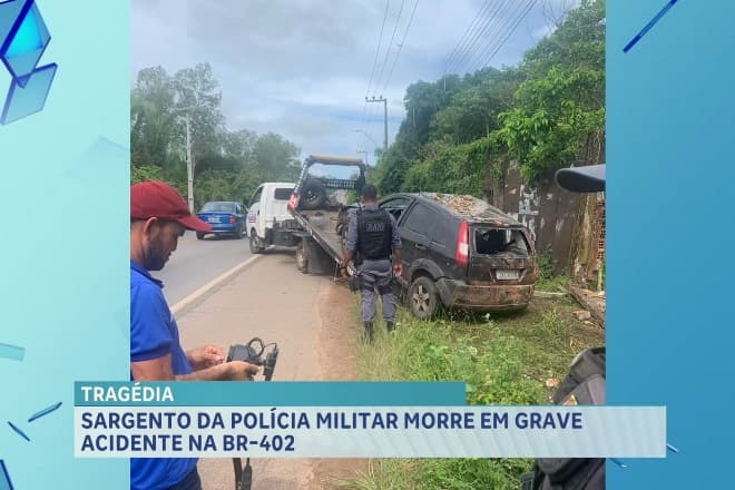 Policial militar morre em acidente de trânsito, em Rosário