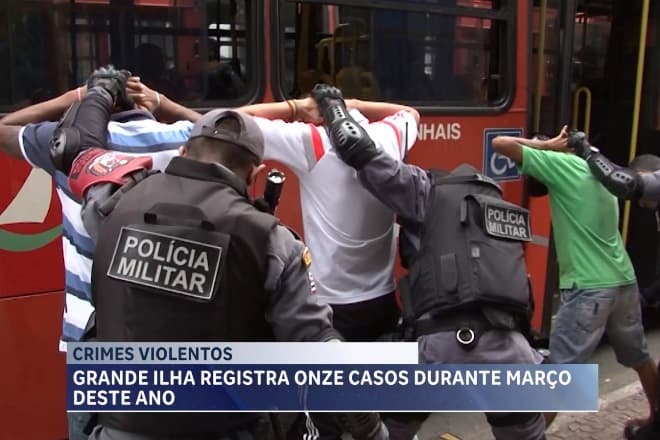 Grande Ilha tem março com maior redução no índice de crimes violentos