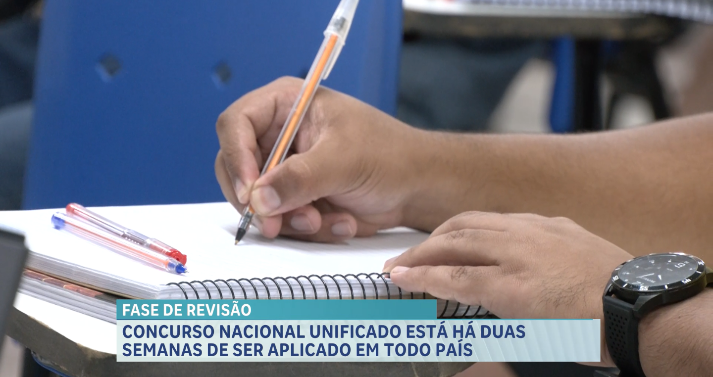 Concurso Nacional Unificado acontece dia 18 de agosto