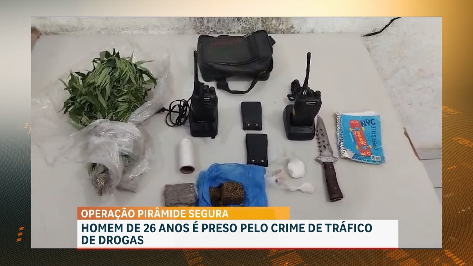 PM apreende drogas durante Operação Pirâmide Segura