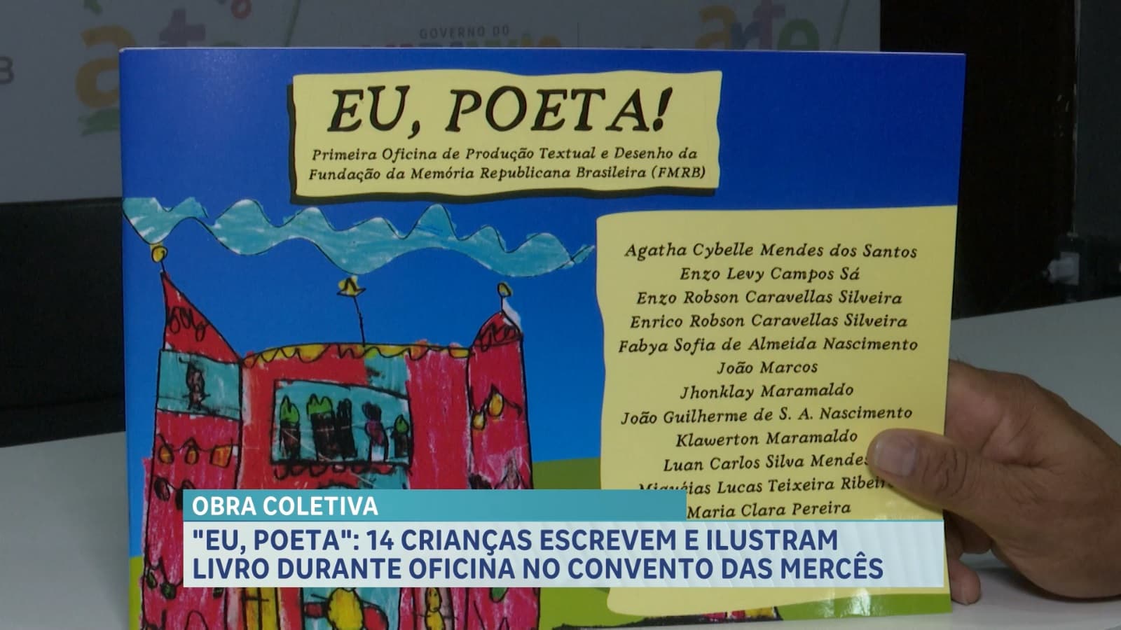 “Eu, Poeta”: livro reúne histórias e ilustrações produzidas por crianças em São Luís
