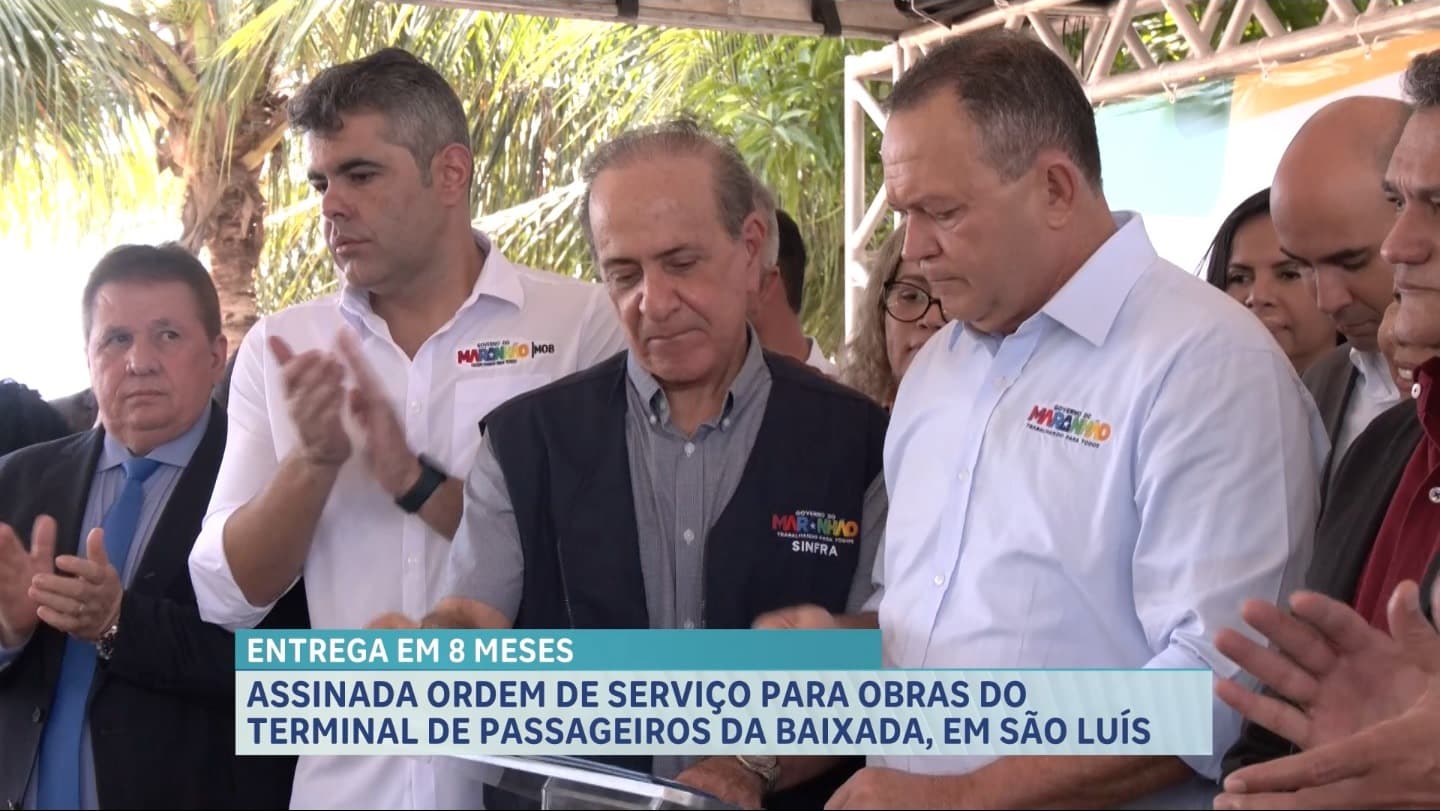 Governo autoriza início das obras do Terminal de Passageiros da Baixada, em São Luís