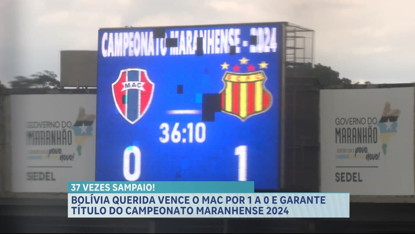 Sampaio vence MAC e ganha 37º título do Campeonato Maranhense de Futebol