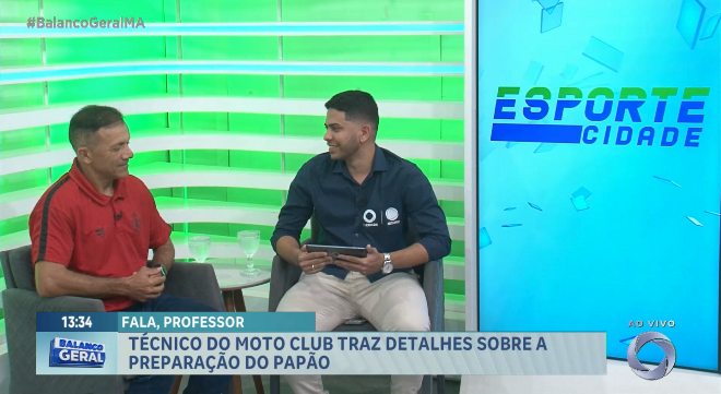 Esporte Cidade: técnico do Moto Club Pedro Iarley fala sobre preparação do papão