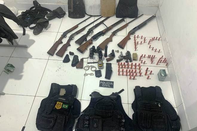 Polícia Civil prende 4 pessoas durante operação de combate a conflitos de terra