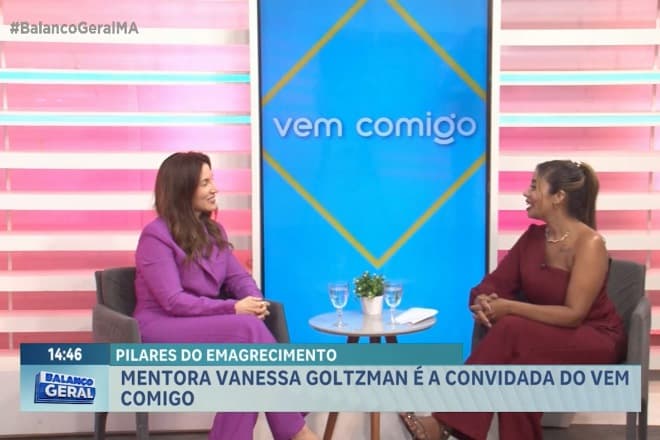 Vem Comigo: mentora Vanessa Goltzman fala sobre os pilares do emagrecimento saudável
