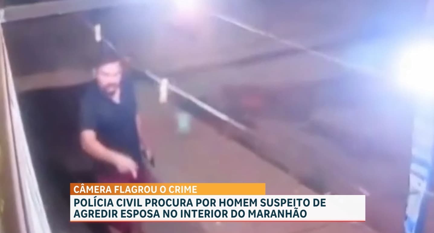 Polícia procura por suspeito de agredir mulher em Santa Inês, no MA