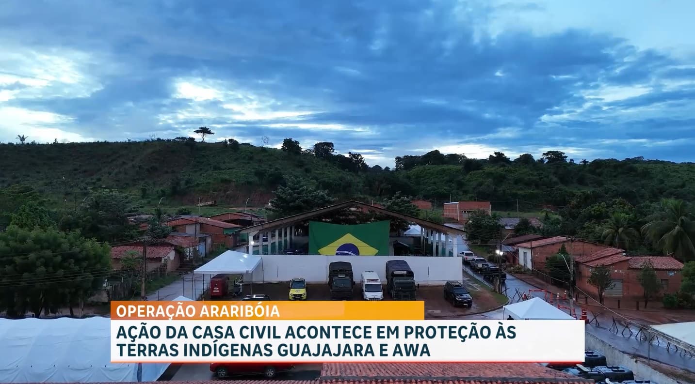 Operação retira gado ilegal na terra Indígena Araribóia, no MA