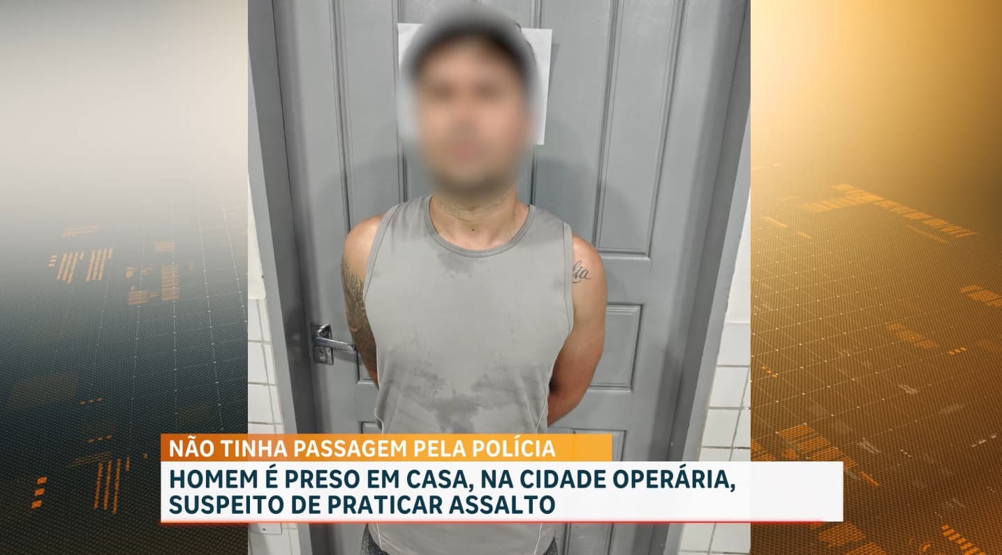 Preso suspeito de assaltar mulher na Santa Efigênia, em São Luís