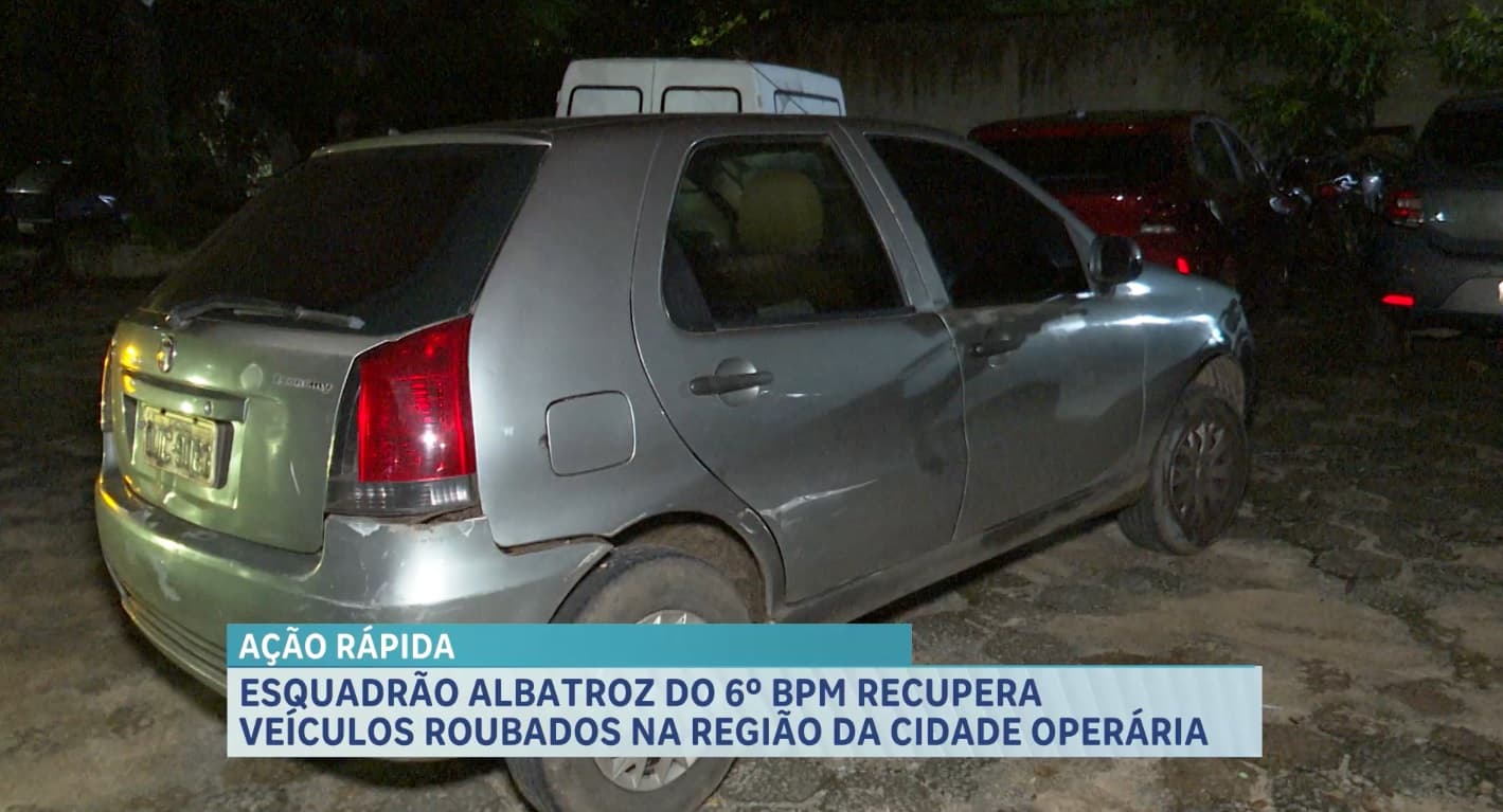 PM recupera veículos roubados que estavam sendo utilizados em assaltos em SL