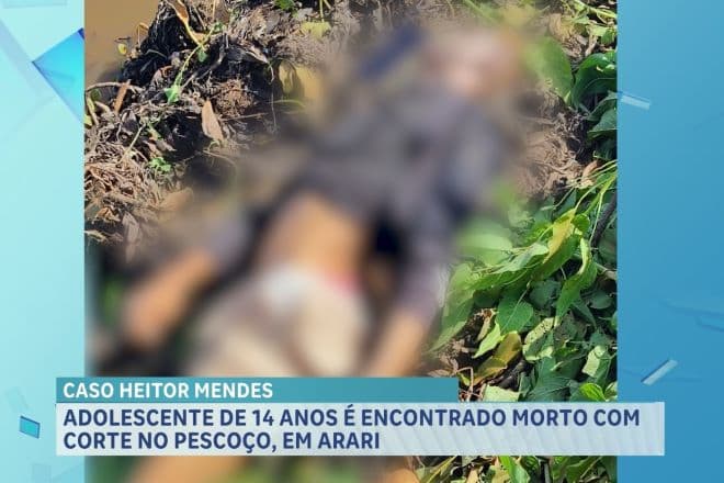Jovem é encontrado morto com corte no pescoço; padrasto é suspeito do crime