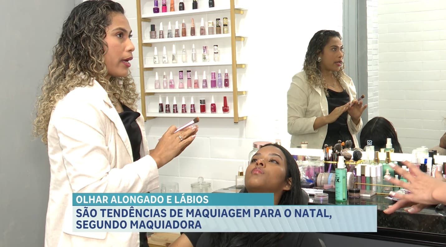 Tendências de maquiagem ganham destaque nas comemorações de Natal