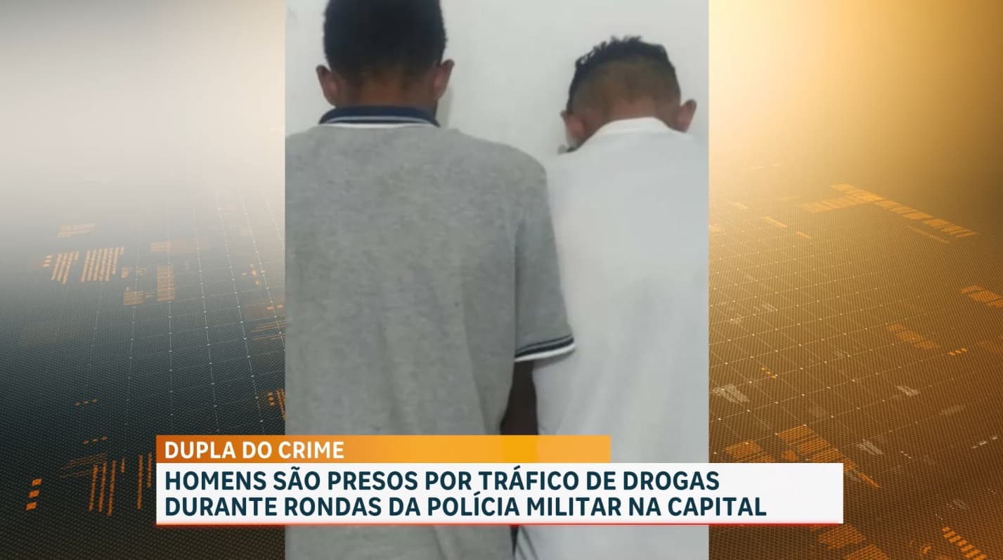 Presos suspeitos de tráfico de drogas no Cohatrac, em São Luís