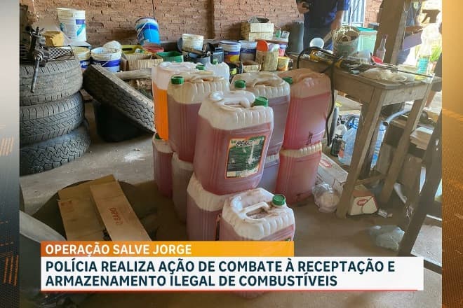 Dupla é presa por suspeita de desvio, receptação e armazenamento ilegal de combustíveis