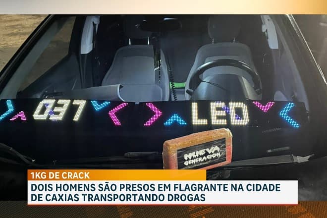 PRF apreende 1 kg de crack no km 543 da BR-316, em Caxias, no MA