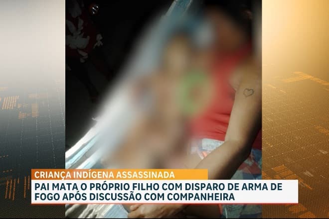 Criança indígena de 3 anos morre após ser baleada pelo pai na aldeia Borges no MA