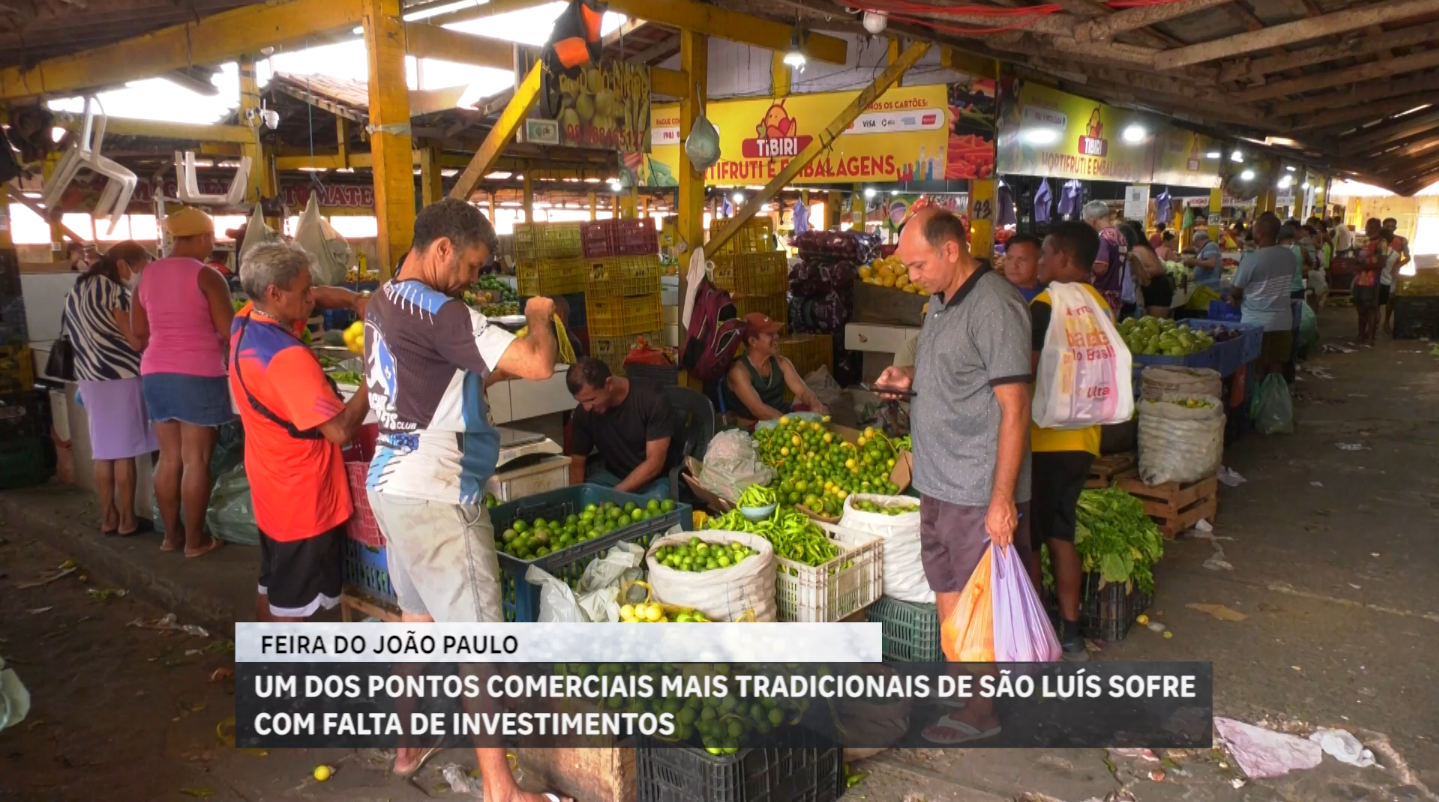 Dia de Feira: comerciantes reclamam dos problemas de infraestrutura na Feira do João Paulo