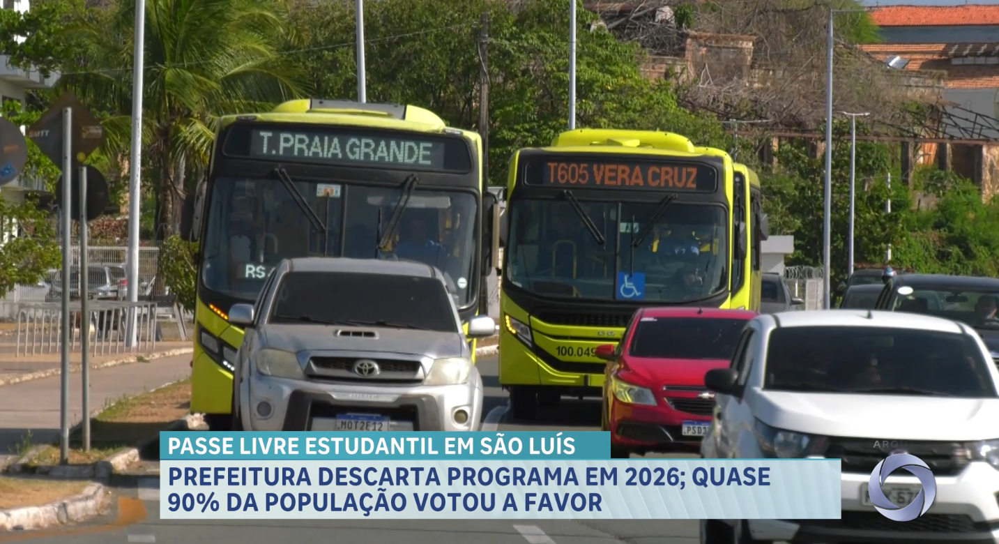 Passe Livre Estudantil não será implantado em 2026 em São Luís