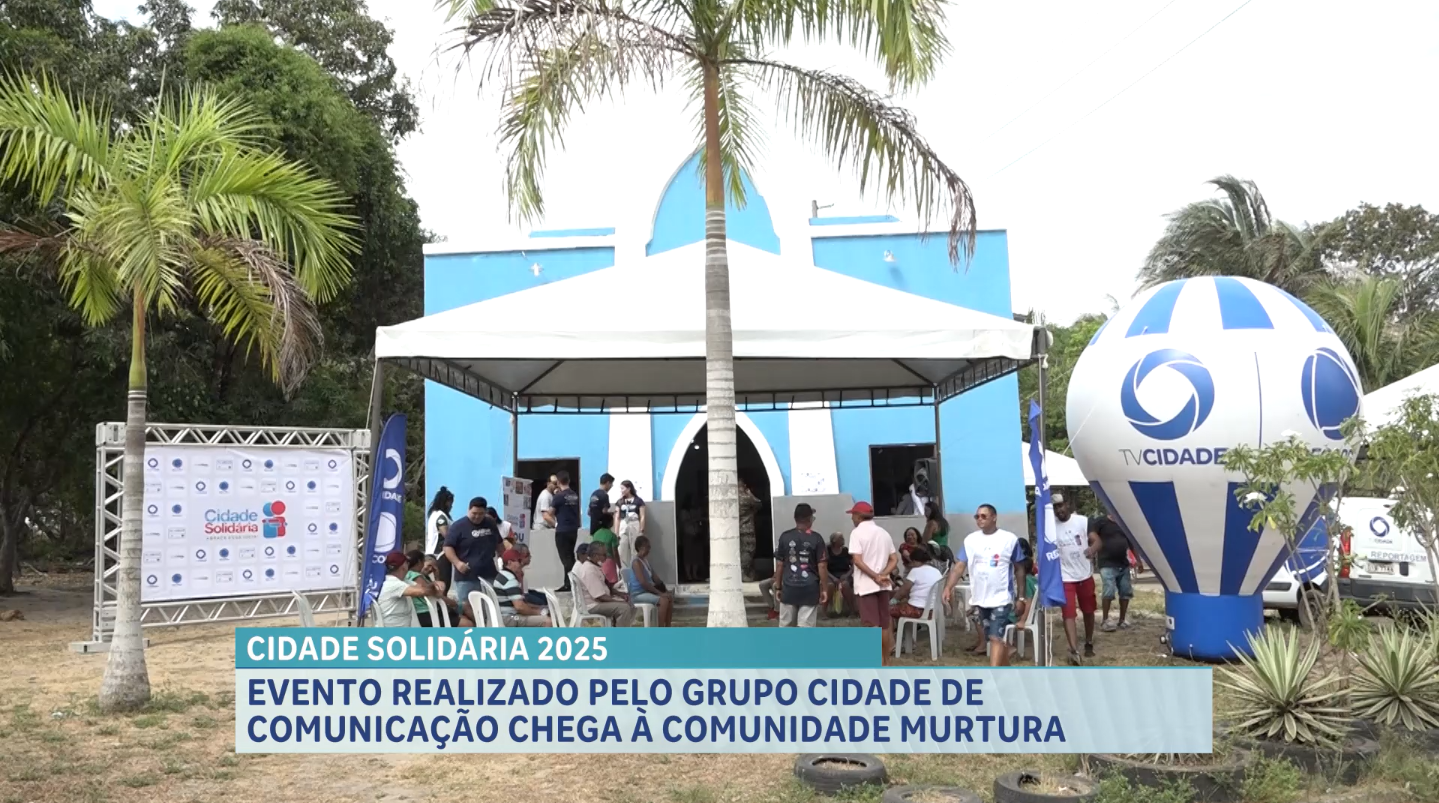 Cidade Solidária: Comunidade Murtura recebe serviços de saúde, direito e cidadania