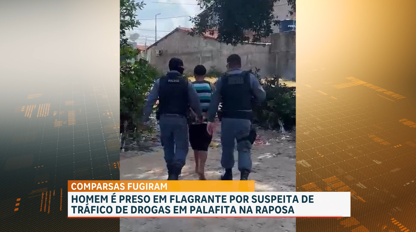 Preso suspeito de tráfico de drogas na Raposa