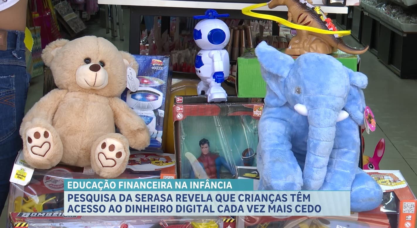 Pesquisa revela que crianças têm acesso ao dinheiro digital cada vez mais cedo