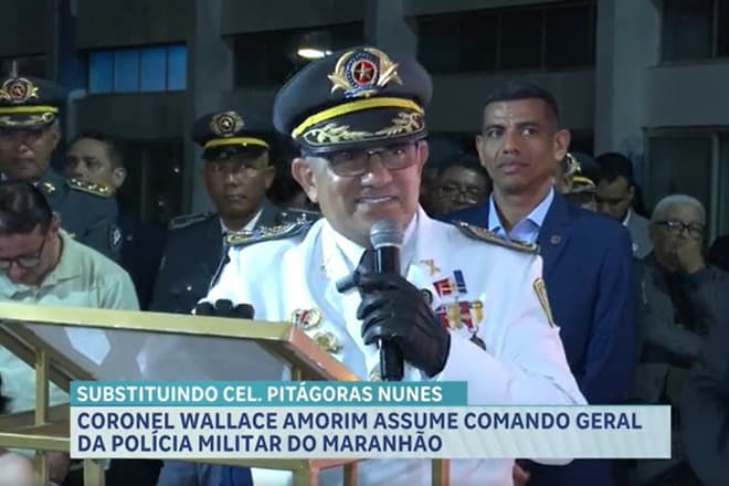 Coronel Wallace Amorim assume comando-geral da Polícia Militar do Maranhão