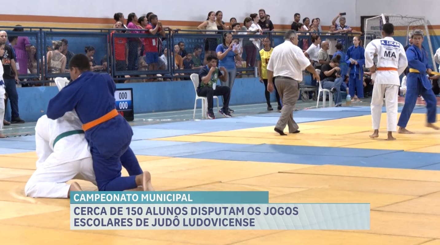 Jogos Escolares de Judô Ludovicense reúne mais de 150 competidores