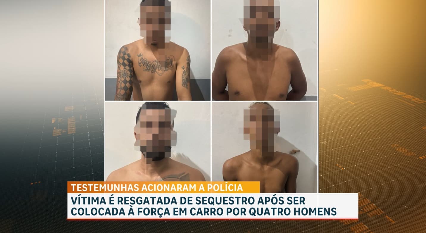 Polícia liberta vítima de sequestro e prende quatro suspeitos em São Luís