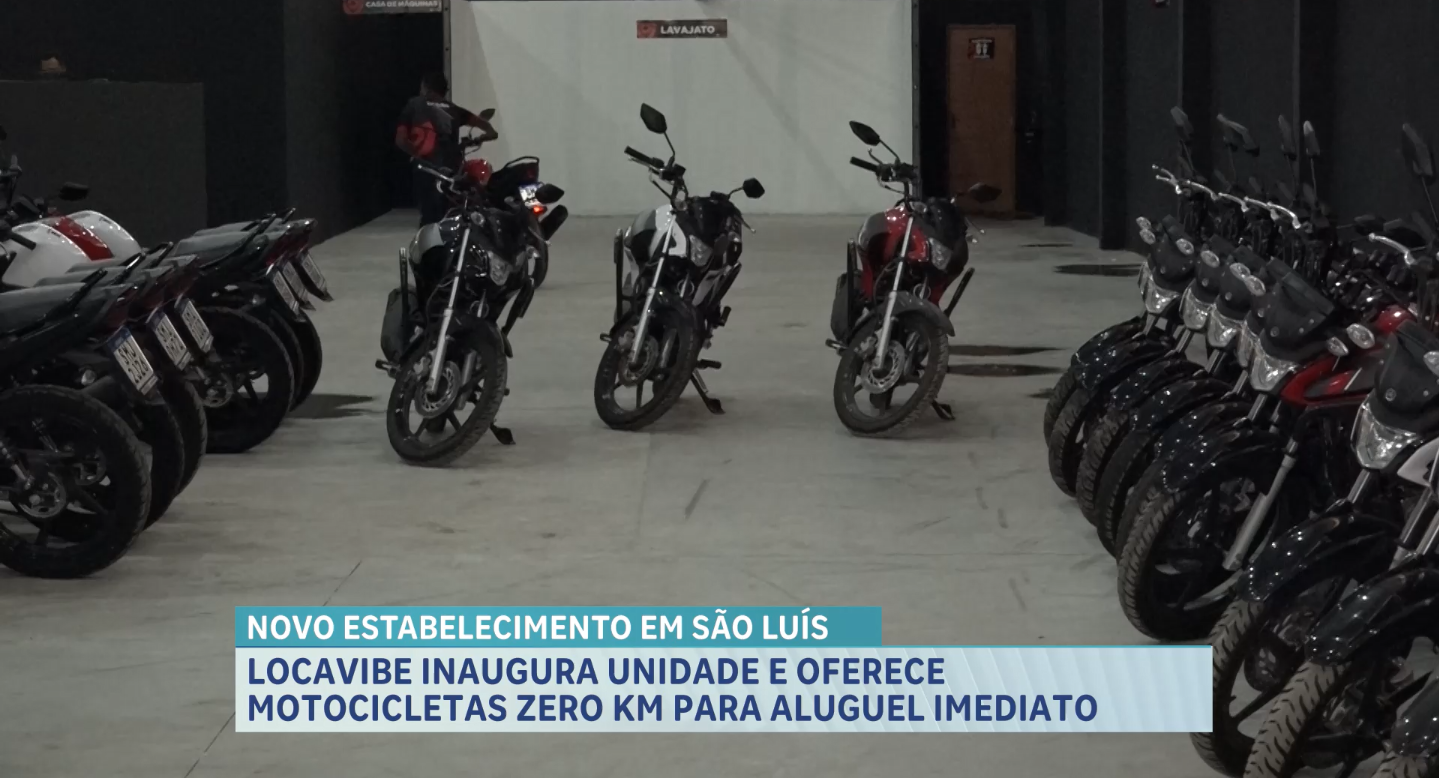 Locavibe inaugura unidade e oferece motos zero km para aluguel imediato