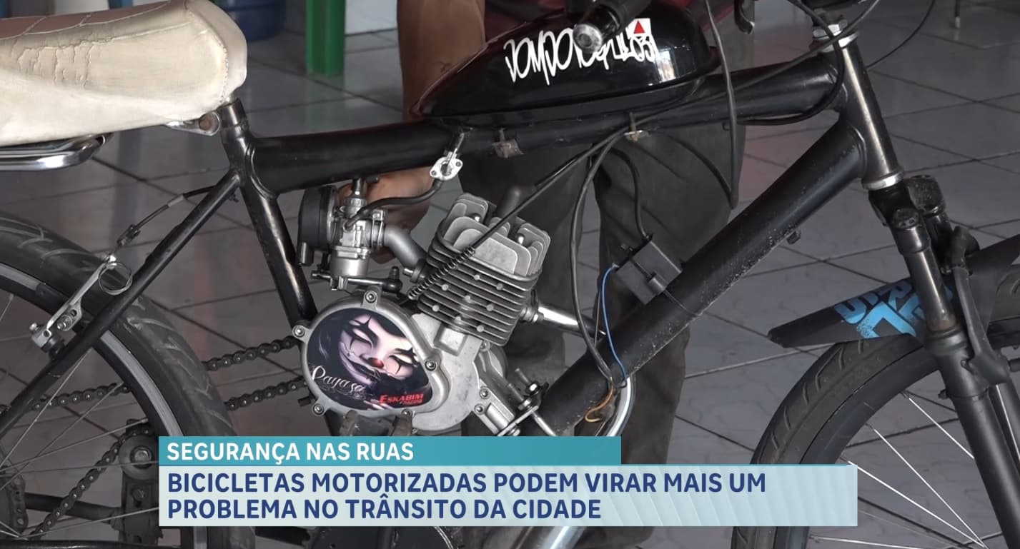Bicicletas motorizadas podem virar mais um problema no trânsito da cidade
