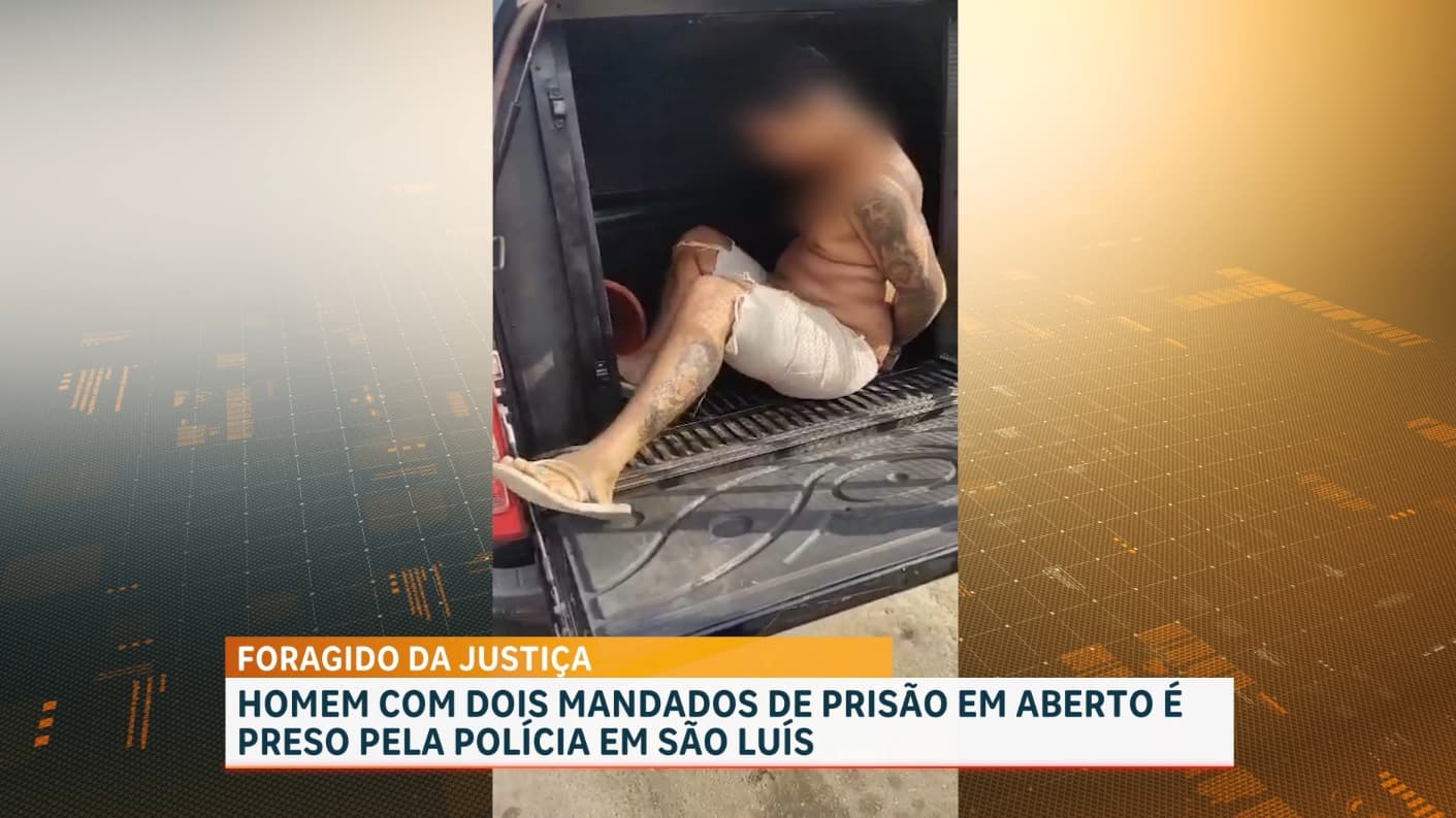 Homem com dois mandados de prisão em aberto é preso no São Francisco