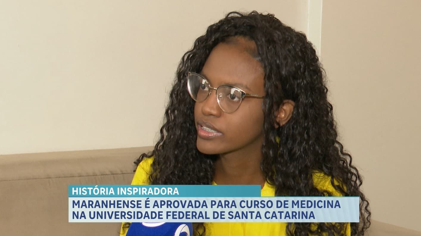 Maranhense é aprovada em medicina na Universidade de Santa Catarina