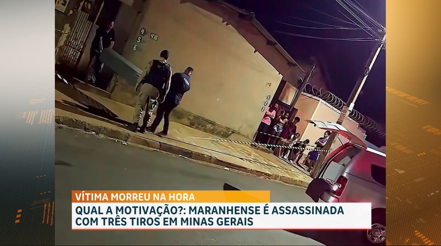Maranhense é morta a tiros no interior do Estado de Minas Gerais