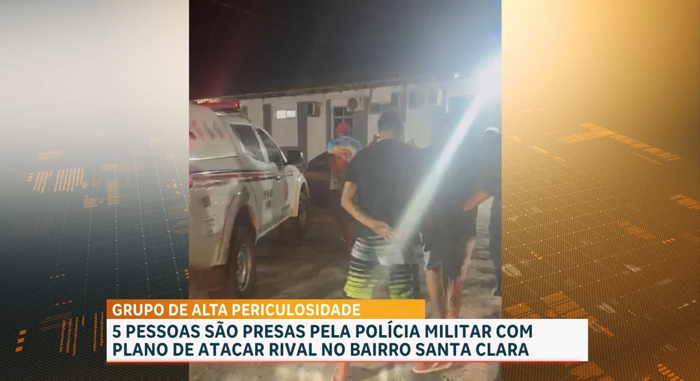 Suspeitos de integrarem organização criminosa são presos na Cidade Operária