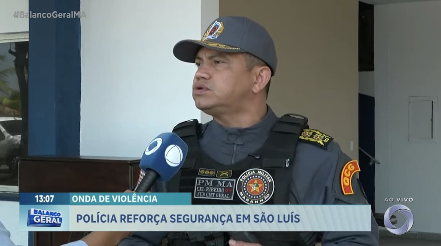 Policia Militar reforça segurança em São Luís após ondas de violência