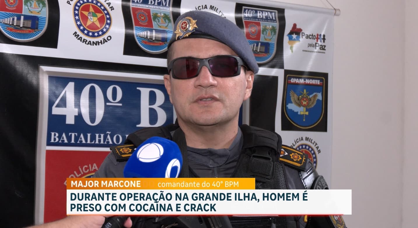 Preso suspeito de tráfico de drogas na Raposa, na Grande Ilha
