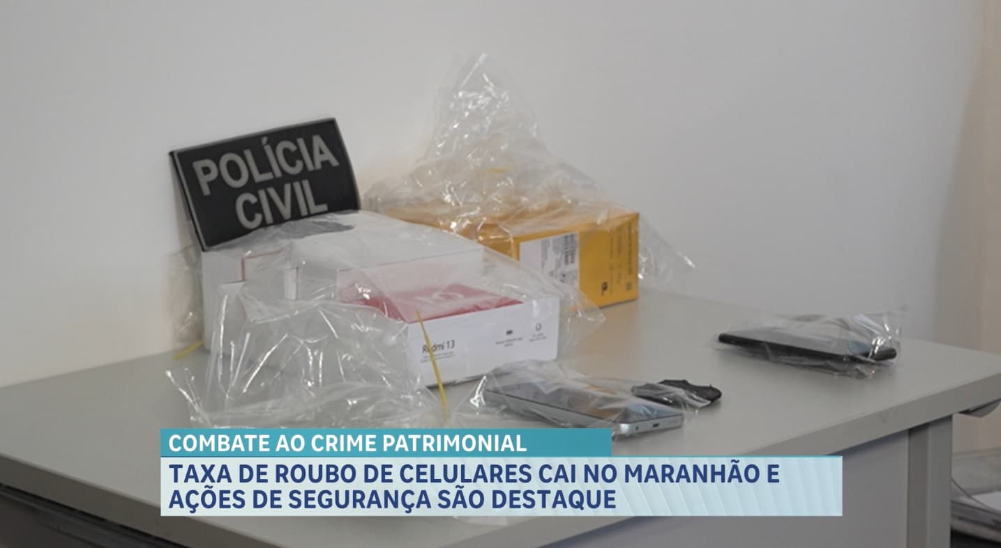 Maranhão apresenta redução nos registros de roubo de celulares, diz SSP-MA