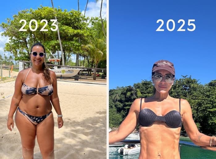 Advogada de 37 anos decide mudar de vida e perde 40 kg; veja o antes e o depois