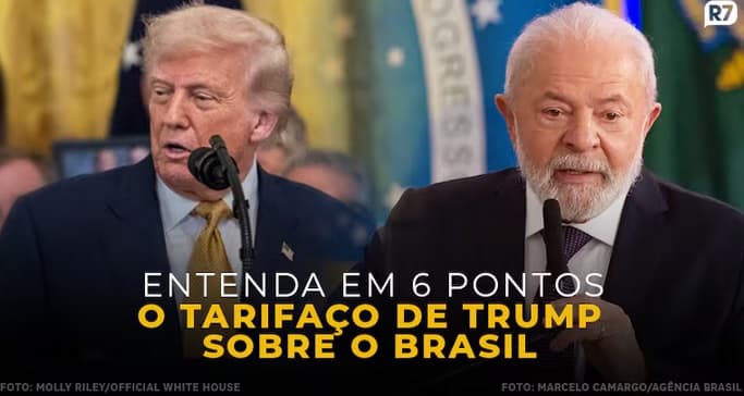 Entenda em 6 pontos o tarifaço de Trump sobre o Brasil