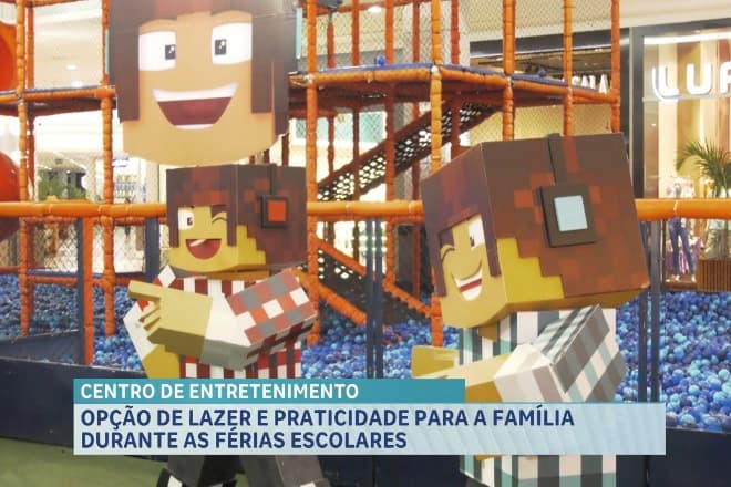 Centro de entretenimento: opção de lazer e praticidade para a família durante as férias escolares