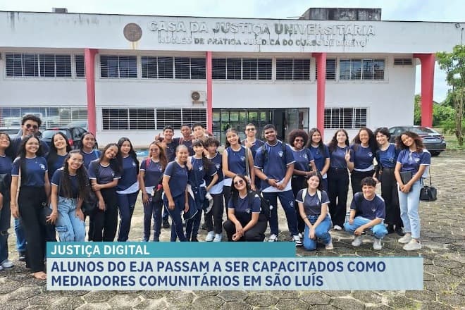 Alunos da EJA de São Luís podem se qualificar como mediadores digitais em parceria com o TJ