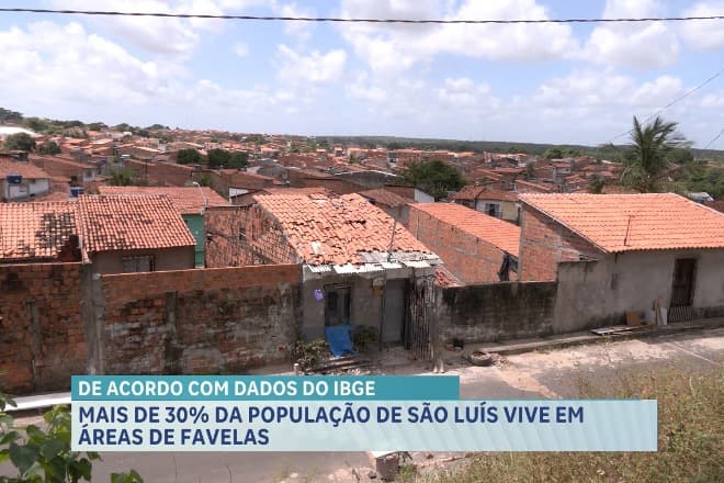 São Luís tem duas das 20 maiores favelas do Brasil e mais de 30% da população vive nelas