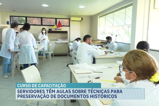 Curso de capacitação reforça preservação de acervos no Arquivo Público do Maranhão