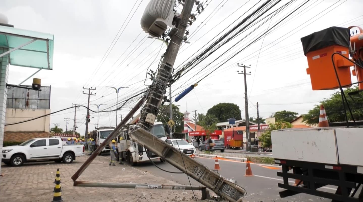 Maranhão tem mais de 590 colisões contra postes de energia registradas em 2025