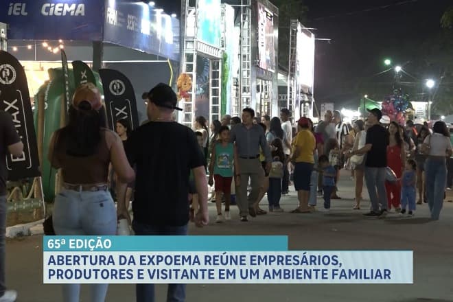 Agro Record: abertura oficial da Expoema 2025 reúne empresários e visitantes