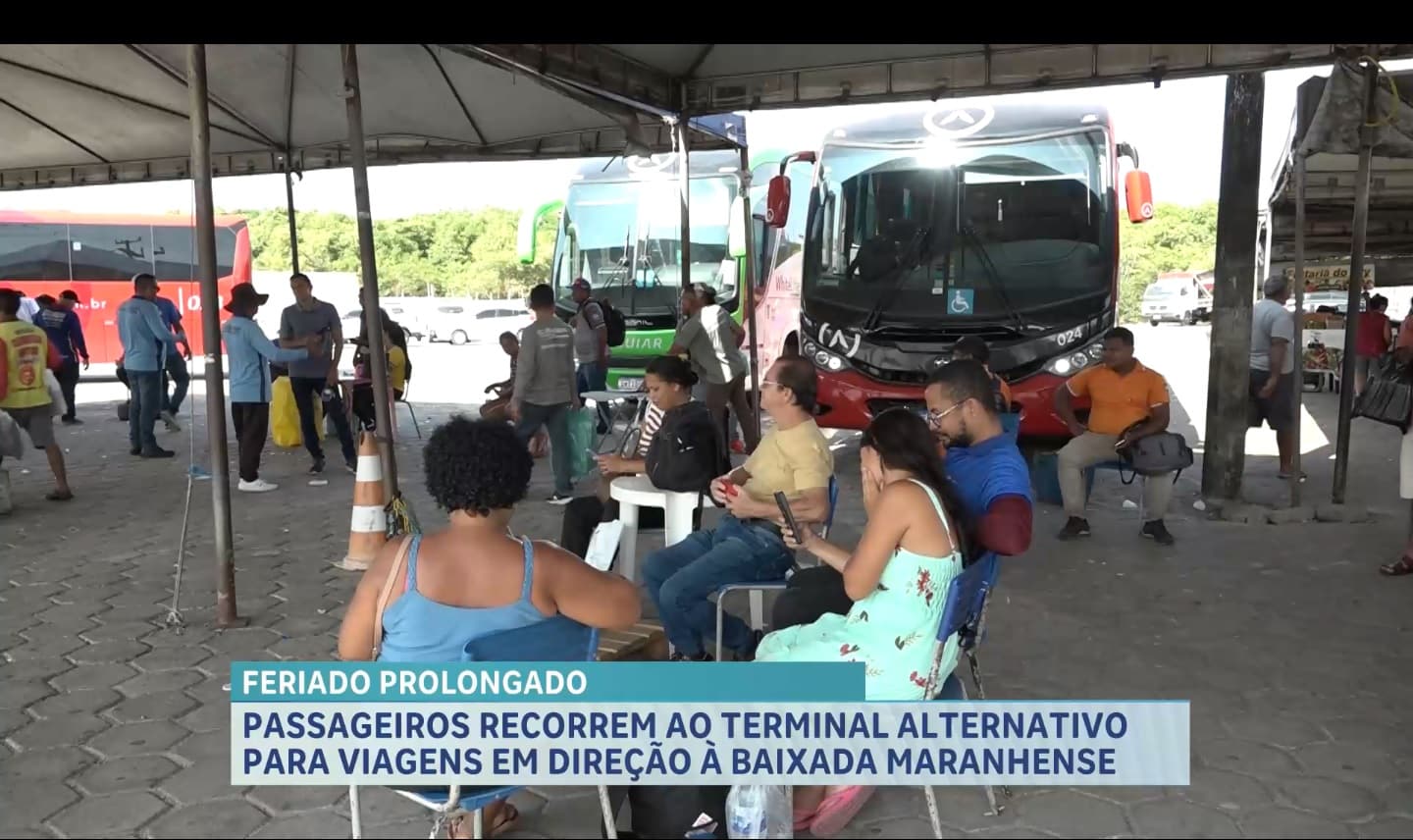Movimento intenso marca o feriado prolongado nos terminais de São Luís