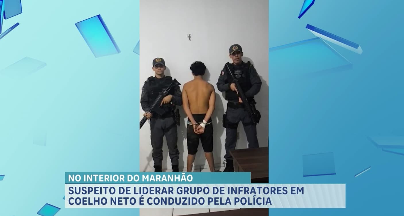 Suspeito de liderar grupo de infratores em Coelho Neto