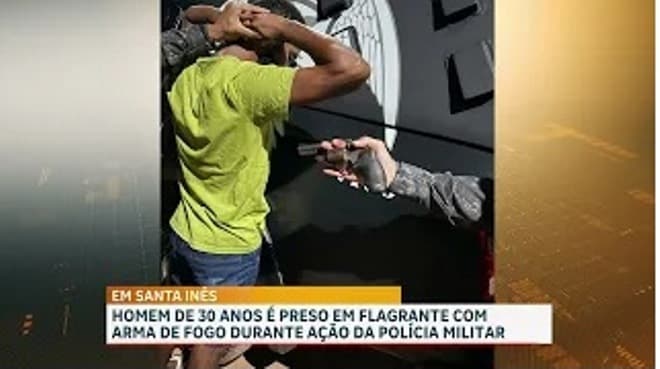 Suspeito é preso com arma de fogo adulterada em Santa Inês, no MA